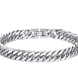 Bransoletka męska srebrna